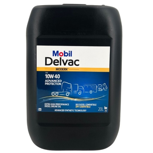 Моторна олива Mobil Delvac Modern 10W40 Advanced Protection (XHP ESP) 20л