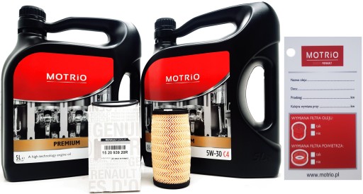 152093920R 1 - OE RENAULT фільтр + масло 10L 5W30 MASTER III 2.3 dci