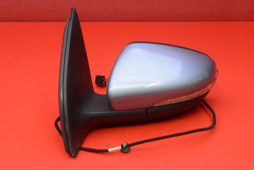 mirror left blue EU 021025 VW GOLF 6 VI 08-15 6 PIN