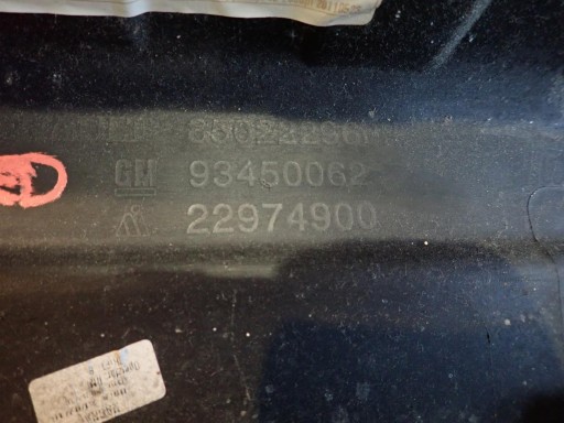 lökhárító far hátsó RENAULT TRAFIC III 2014- 93450062