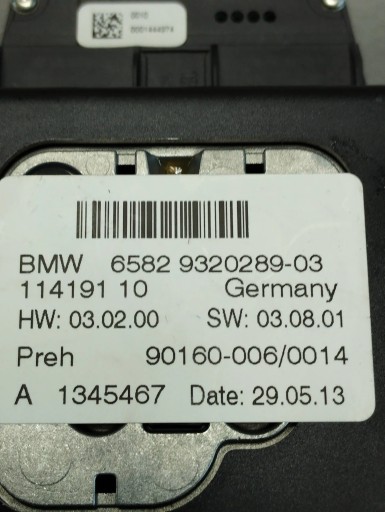 BMW X5 F15 KONTROLER TOUCH 9320289