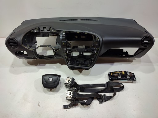 SEAT LEON II ДОШКА КОНСОЛЬ ПОДУШКА БЕЗПЕКИ РЕМЕНІ