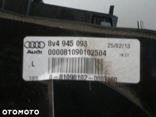 Audi A3 Sportback 12 8V4 light left rear left rear part