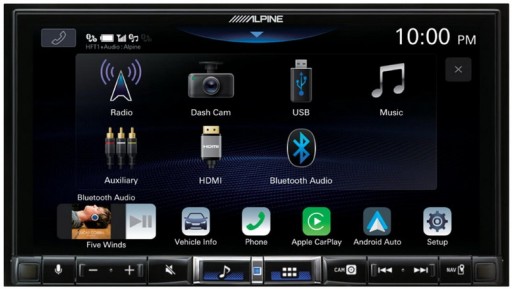 Alpine ILX - 705d станция 2-DIN DAB + Android CarPlay