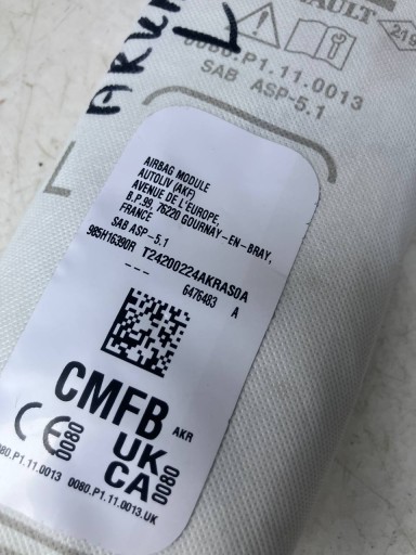 Seitenairbag links RENAULT ARKANA 985H16390R