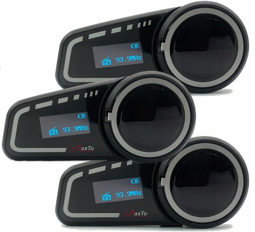 Интерком для МОТОЦИКЛОВMAXTO M2C GOLD польский голос за кадром