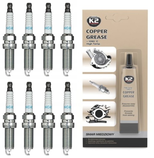 NGK Spark Plug Iridium dilkar7b11 1406 + grease