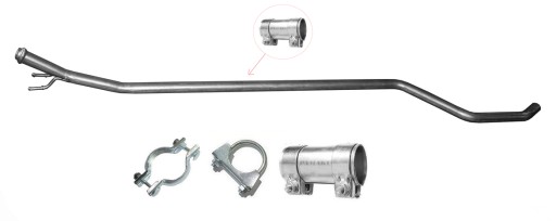 19.67 - PEUGEOT 508 1.6 HDi (2010-2015) средняя труба