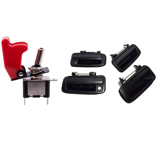 6944260466913104852 - 1 шт. 12V 20A інвертор кулісний перемикач червоний і 4