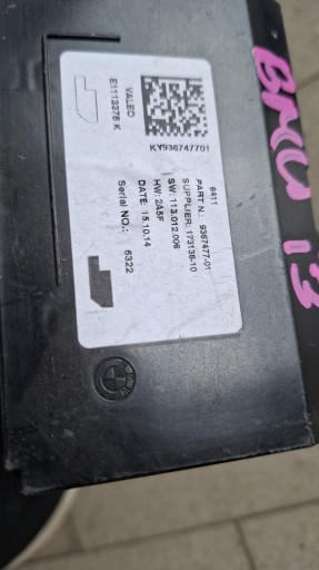 modul Bedienteil klimaanlage BMW I3 I01 9367477
