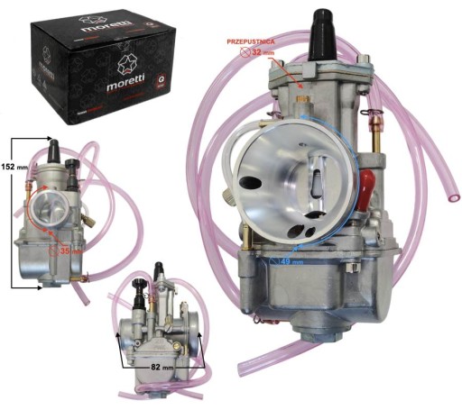 00-MG10691 - Карбюратор Універсальний 32 Мм Тюнінг 130350 См3 MotoGe