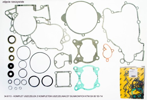 34.6113 - КОМПЛЕКТ ПРОКЛАДОК PROX HUSQVARNA TC 85 2014-2017
