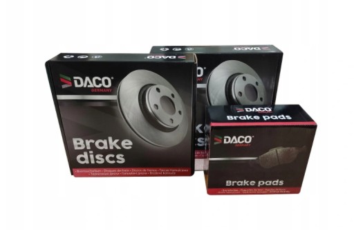 604758 - Диски + колодки FABIA OCTAVIA GOLF IV 4 передняя DACO