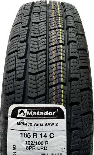 2X MATADOR MPS400 185 / 14C 185r14c R14C всесезонний