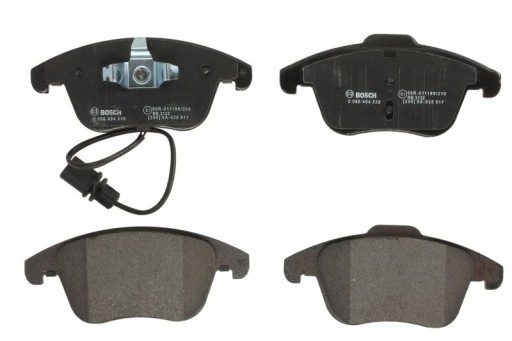 Тормозные колодки передние BOSCH 0 986 494 538