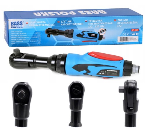 КЛЮЧ УДАРНИЙ ПНЕВМАТИЧНИЙ ХРАПОВИК 1/2 ЛЮКС