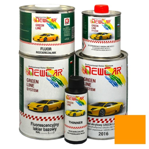 Флуоресцентний лак RAL 2007-повний комплект