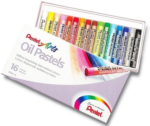 Пастельні олівці Pentel 16 шт.