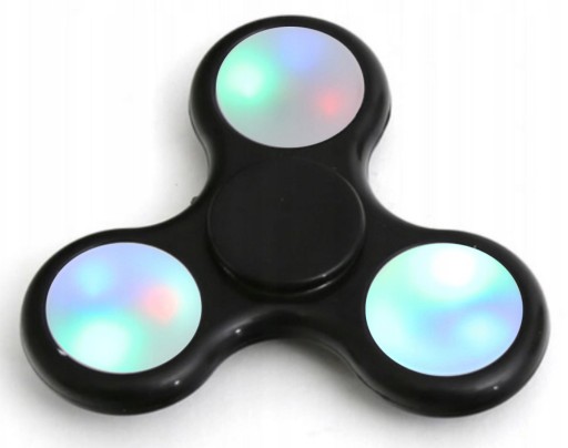 ІГРАШКА-АНТИСТРЕС Hand Fidget Spinner LED, що світиться