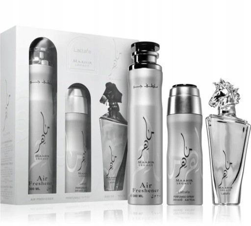 Lattafa Maahir Legacy Giftset Edp U 100ML+200ML+300ML dla mężczyzn