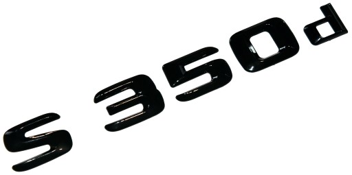 S350d - Mercedes S 350d эмблема значок надпись Черный