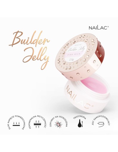 NAILAC Builder Jelly Peach Nude 50g