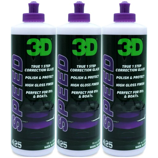 3D полірувальна паста 425 Speed ​​​​All In 1 One Step 3 x 473 мл