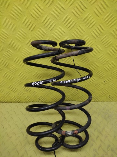 PEUGEOT 207 1.6 HDI springs springing rear part