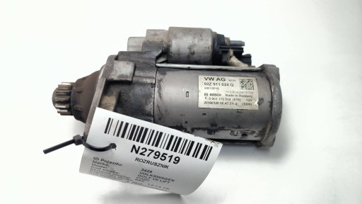 starter 02Z911024Q 1.0 TSI VOLKSWAGEN GOLF VII LIFT