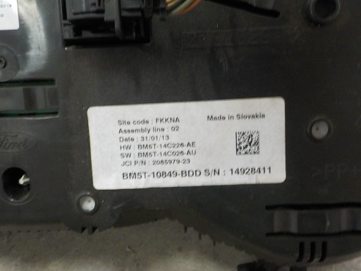 FORD FOCUS III dials dials BM5T-10849-BDD