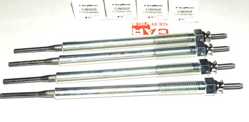4 × свічки розжарювання borgwarner gn068