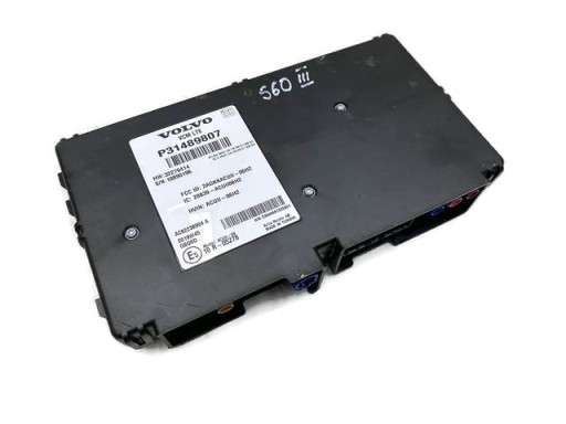 Модуль контроллера volvo s60 iii vcm lte 31489807