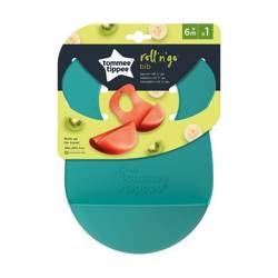 Нагрудник Tommee Tippee силікон Відтінки помаранчевий 1 шт.