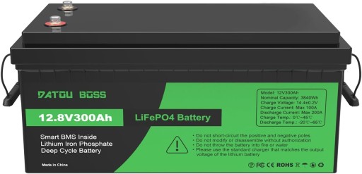 Солнечная батарея lifepo4 bms 12 в 300 ач, кемпер, автономная сеть