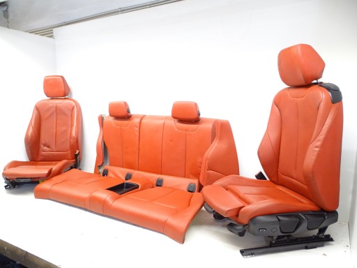 seats seat front seat rear part leather KOMPLET BMW F22 red m-packet