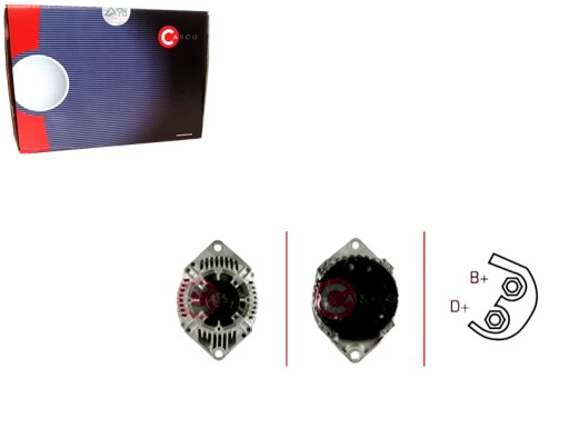 CASCAL15155AS(iMOTO) - Генератор casco 98490186 cgb82679 986042171 cal1 + водійський комплект №37