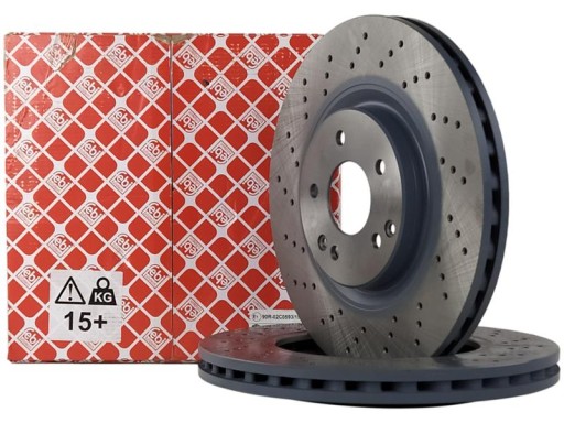 26107 - FEBI передні диски MERCEDES C W203 CLK C209 330 мм