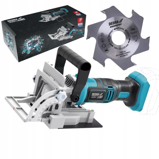 АККУМУЛЯТОРНЫЙ СТАНОК ДЛЯ РЕЗКИ ХРОМЫ DEDRA 18V SAS+ ФРЕЗЕРНЫЙ СТАНОК