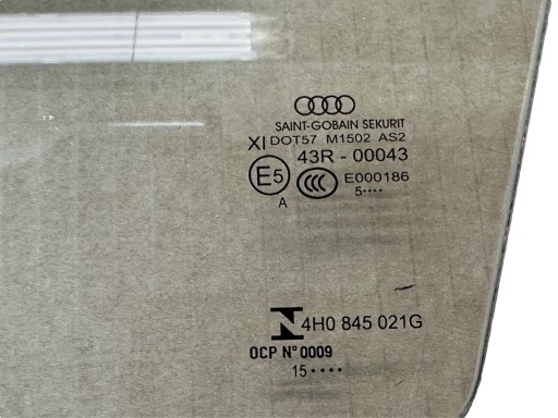 AUDI A8 4H D4 window left front PODWOJNA 2015R