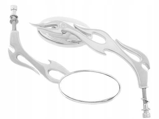 LU-046 - ДЗЕРКАЛА ЗАДНЬОГО ВИДУ HARLEY DAVIDSON HD ХРОМ 8 ММ