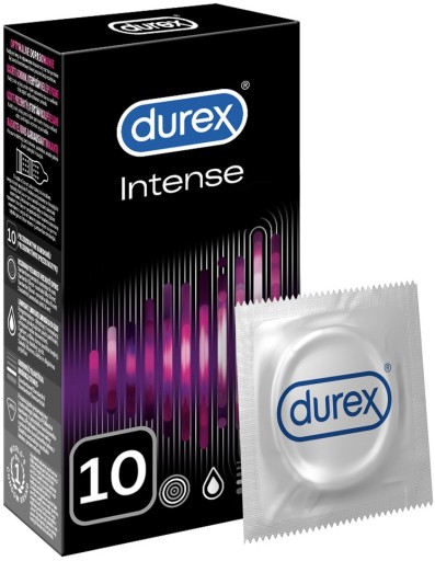 DUREX kondómy INTENSE so stimulačným gélom Silný orgazmus