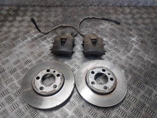 discs brake front + plates + calipers SKODA FABIA and 1.2 6V