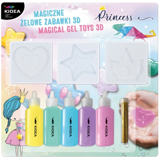 ЧАРІВНІ ГЕЛЕВІ ІГРАШКИ 3D ФОРМИ ПРИНЦЕС