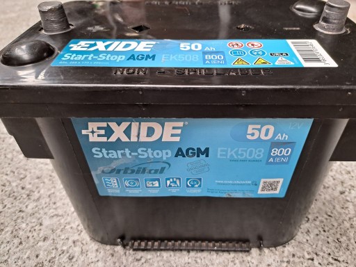 Batterie Exide Start Stop AGM EK508 Exide Start Stop