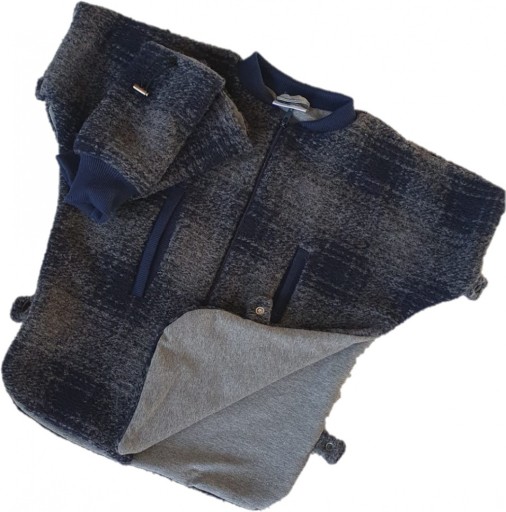 Авто пончо 3-6 років WOOL Plaid