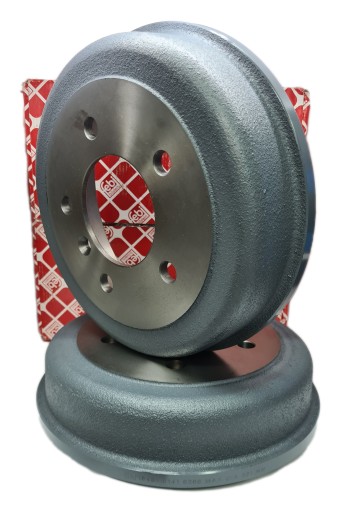 18491 - 2x Задній гальмівний барабан осі FEBI MERCEDES T1 B601