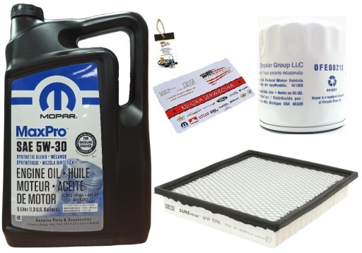 MOPAR 5W30 + ФИЛЬТРЫ DODGE CARAVAN 2.4 01-07