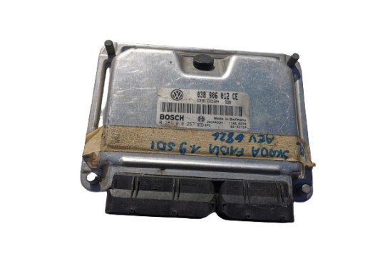 SKODA FABIA 1.9D 0281010257 038906012CE computer E