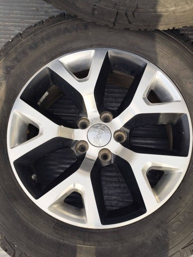 JEEP CHEROKEE KL TRAILHAWK roues disques ALU 245/65/17 KOMPLET démontage