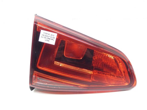 light left rear part left rear to the bonnet VW GOLF VII 5D 5-door 5G0945093AF